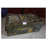 Vintage Military Metal Mine Crate