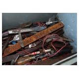 Tool Box with Tools - Ratchets, Files, Chisels