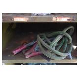 Heavy Duty Metal Shelf with Contents - Automotive and Snowmobile Chemicals