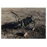 Garden Hose on Cart Reel