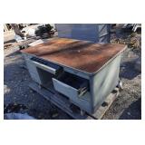 Set of Lockers and Antique Desk