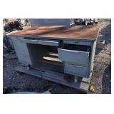 Set of Lockers and Antique Desk