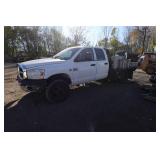 2008 Dodge Ram 3500 Crew Cab Flat Bed Truck - 6.7L Cummins Turbo Diesel
