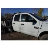 2008 Dodge Ram 3500 Crew Cab Flat Bed Truck - 6.7L Cummins Turbo Diesel