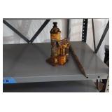 Metal Shelf with Contents