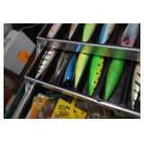 Tackle Box Loaded with Tackle - Muskie Spoons