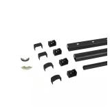 Westbury Tuscany 5 ft x 36 in Black Aluminum Railing Kit