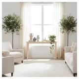 Shaker Sofa Table, 48x16x30 Inch, Unfinished Wood