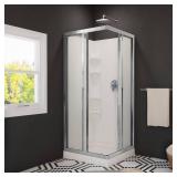 MAAX Mediterranean III 32 x 32 Polystyrene Center Drain Shower Kit