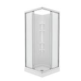 MAAX Mediterranean III 32 x 32 Polystyrene Center Drain Shower Kit
