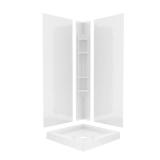 MAAX Mediterranean III 32 x 32 Polystyrene Center Drain Shower Kit