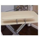 Adjustable Ironing Board with Sleeve Attachment and Folding Features