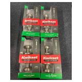 Lot of 6 Kwikset Juno Satin Nickel Hall and Closet Door Knobs