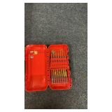 Milwaukee Titanium Drill Bit Set with Storage Case