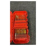 Milwaukee Titanium Drill Bit Set with Storage Case