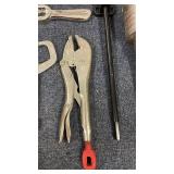 Milwaukee Drill Bits, Locking Pliers, Die Handle, and Drill Accessories Set