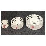 Set of 3 Milwaukee Hole Dozer Bi-Metal Hole Saws 2-1/4, 4-1/8, 6 Inch