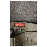 Milwaukee Gray Work Pants Size 32x30