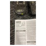 Ryobi 18V Cordless Power Tool Set with Bag, Batteries, and Manuals