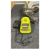 Ryobi 7-1/4 in Circular Saw with 2 Batteries and Charger