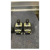 Ryobi ONE+ Battery Charger with 2 18V 4.0Ah Lithium-Ion Batteries