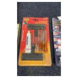 Auto System Analyzer, Tire Repair Kit, and Multi-Function Flashlight Set