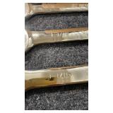 Set of 8 Ratcheting Combination Wrenches - GearWrench & Hart, 5/16 in to 1-1/8 in