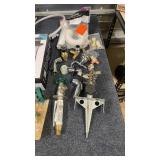 Plumbing Parts Lot with Toilet Fill Valve, P-Trap, Valves, and Fittings