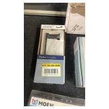 Plumbing Hardware Lot: Moen Trim Kits, Glacier Bay Faucet Set, Paper Holder, and Tile