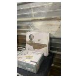 Plumbing Hardware Lot: Moen Trim Kits, Glacier Bay Faucet Set, Paper Holder, and Tile