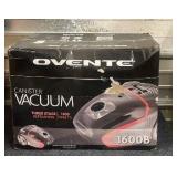 Ovente Super Turbo ST1600B Canister Vacuum in Box