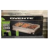 Ovente Buffet Server with Stainless Steel Pans and Temperature Control