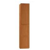 Newport 96in Tall Plywood Pantry Cabinet in Cinnamon Finish