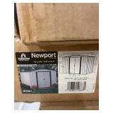 Arrow Newport 10x8 ft Steel Storage Shed with Sliding Doors