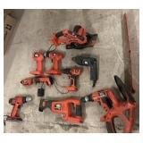 Lot of 10 Black & Decker Cordless Power Tools with Charger and Accessories