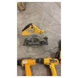 Lot of DeWalt and Rockwell Cordless Power Tools with Charger