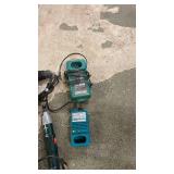 Collection of Used Power Tools and Chargers Assorted Brands