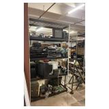 Large Lot of Assorted Vintage Electronics, Audio Equipment, and Radios