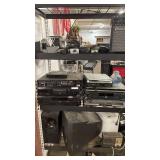 Large Lot of Assorted Vintage Electronics, Audio Equipment, and Radios