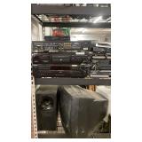 Large Lot of Assorted Vintage Electronics, Audio Equipment, and Radios