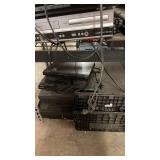 Assorted Shelf Lot of Electronics, Audio Components, and Accessories