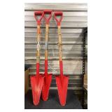 Set of 3 Truper Root Slayer Shovels with Serrated Edge