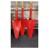 Set of 3 Truper Root Slayer Shovels with Serrated Edge