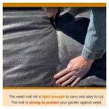 Astirna 4 Ft x 50 Ft Weed Barrier Landscape Fabric Roll