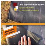 Ashman 3x50 Ft Weed Barrier Landscape Fabric Roll