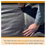 4 Ft x 100 Ft Weed Barrier Landscape Fabric Roll
