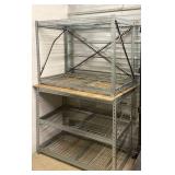 2 Heavy Duty Metal Storage Shelving Unit with Wire Shelves