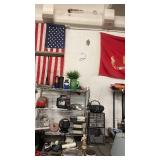 Mixed Electronics and Household Lot Including Black & Decker Charger, Emergency Jump Starter, Radios, and More