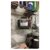 Mixed Electronics and Household Lot Including Black & Decker Charger, Emergency Jump Starter, Radios, and More