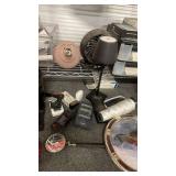 Mixed Electronics and Household Lot Including Black & Decker Charger, Emergency Jump Starter, Radios, and More